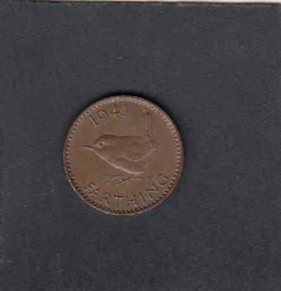 Beschrijving: 1 Farthing  GEORGIUS VI  